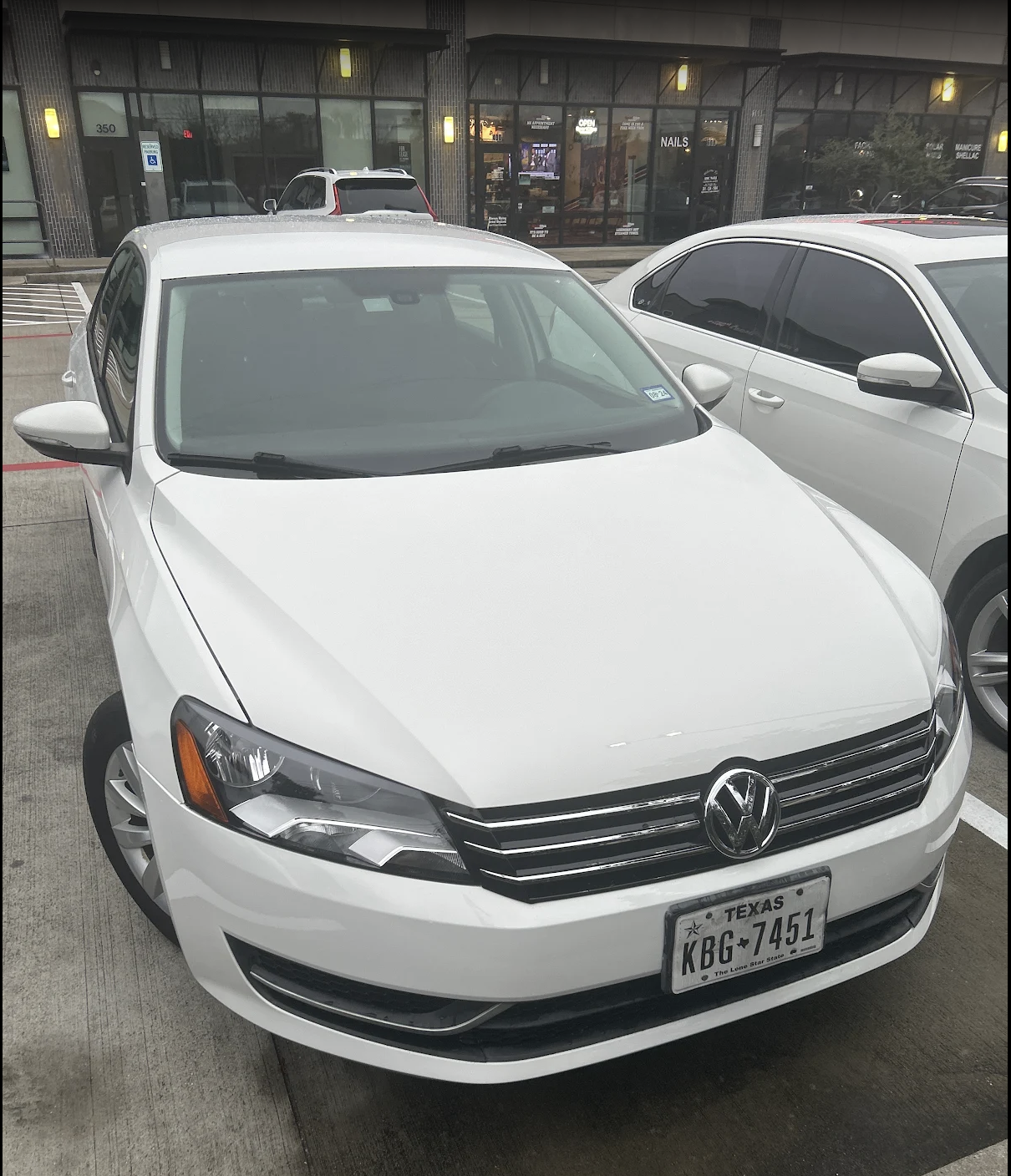 Volkswagen Passat after repair at George's Body Shop
